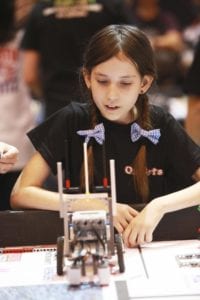 FIRST LEGO League student