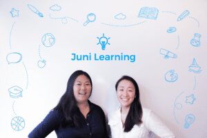 Juni Learning founders: Ruby Lee and Vivian Shen 