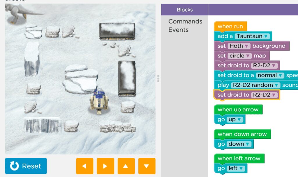 Hour of Code Star Wars